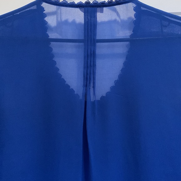 Blue Womens Blouse Size Large - Picture 5 of 6